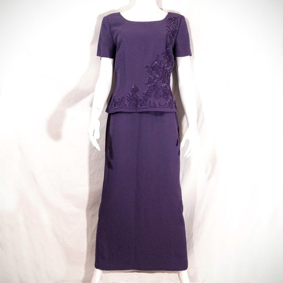 aubergine mother of the bride dresses